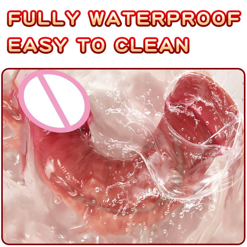 Ultra Realistic Silicone Dildo with Detailed Veined Texture and Secure Suction Base - Nightloom Sex Toy Shop