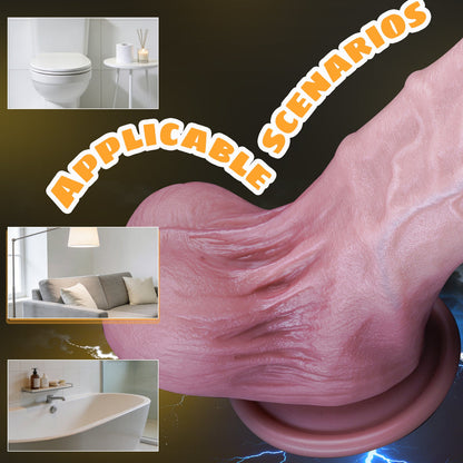 Ultra-Realistic Silicone Dildo with Suction Cup - Nightloom Sex Toy Shop