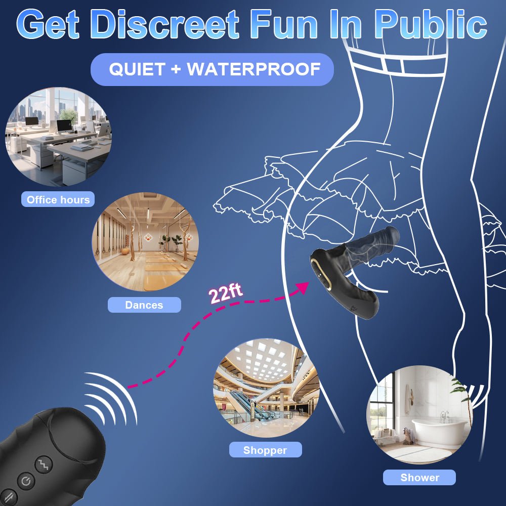 Vibrating Penis Sleeve with Remote Control - Nightloom Sex Toy Shop