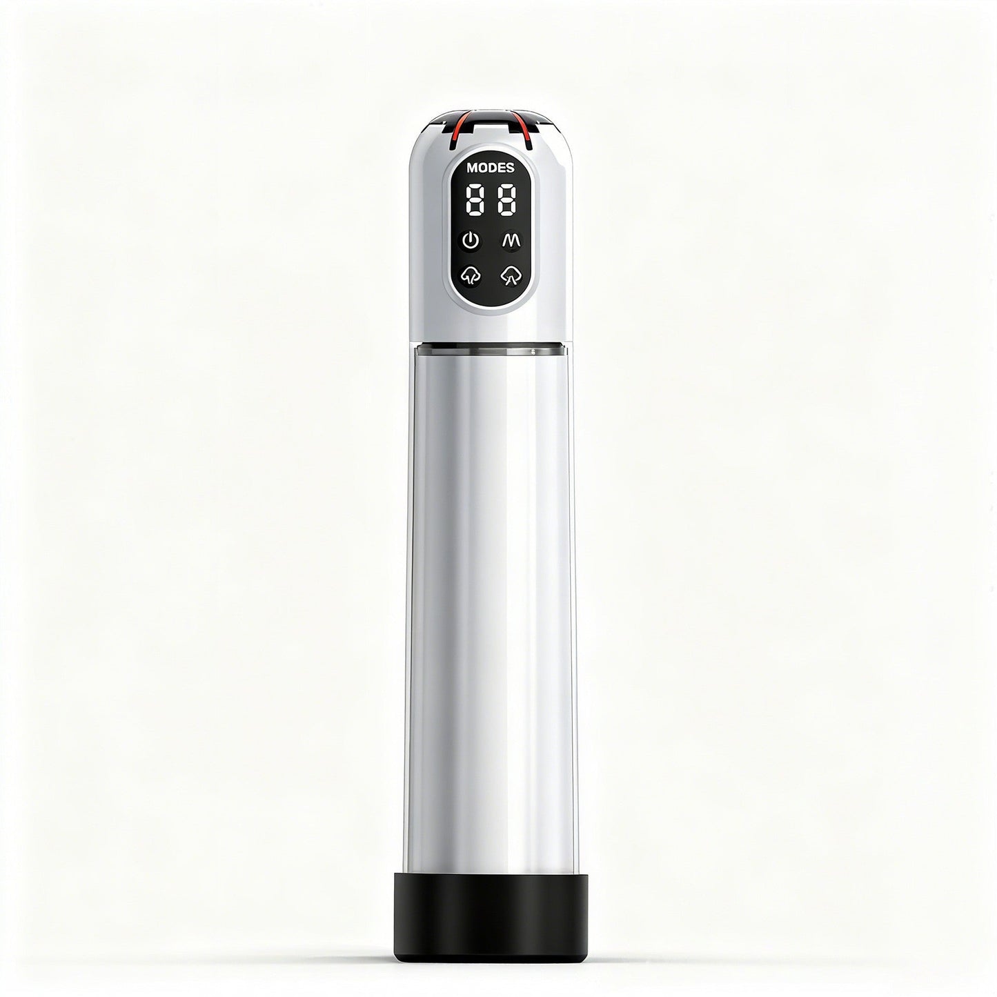 white handheld electric multi functional male masturbator
