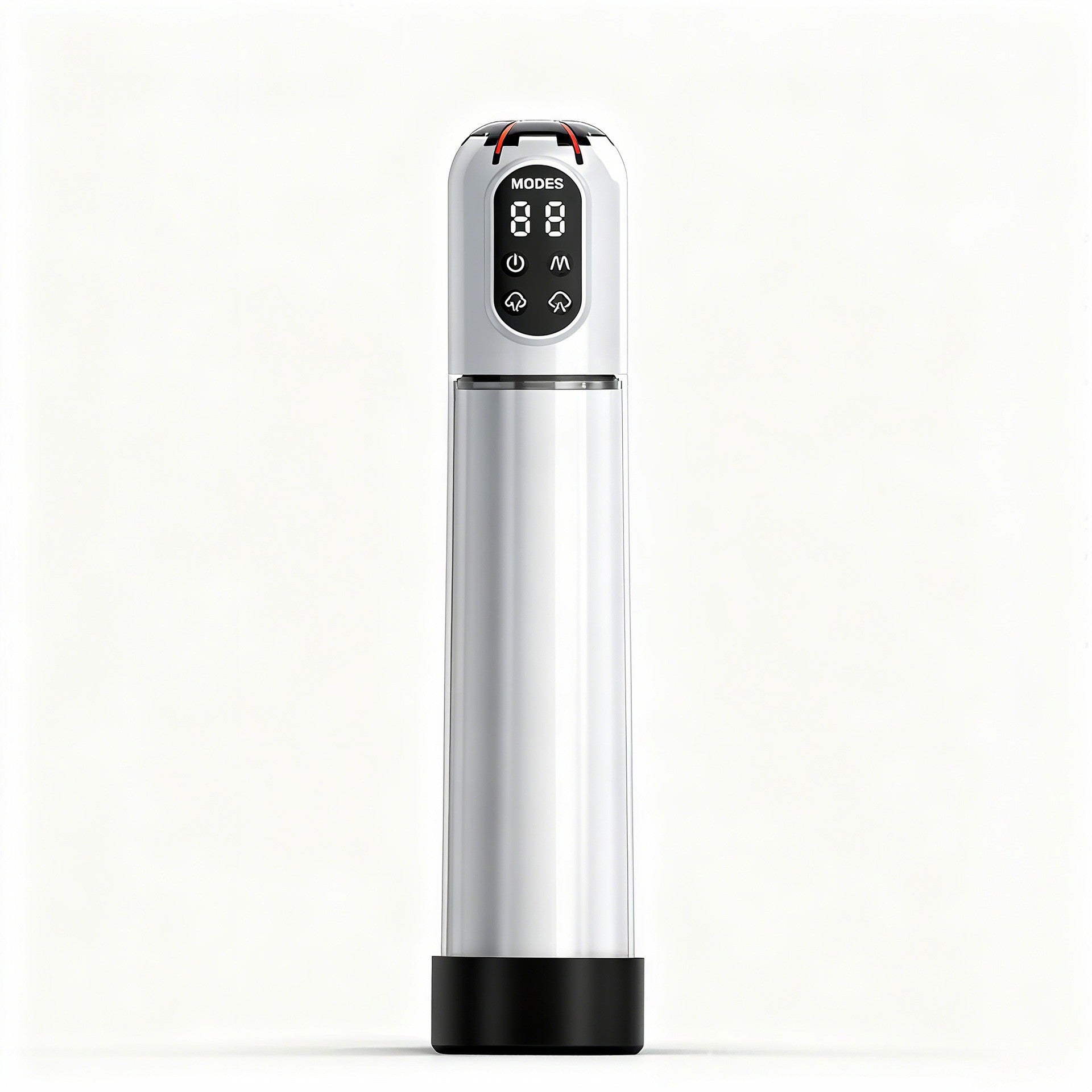 white handheld electric multi functional male masturbator