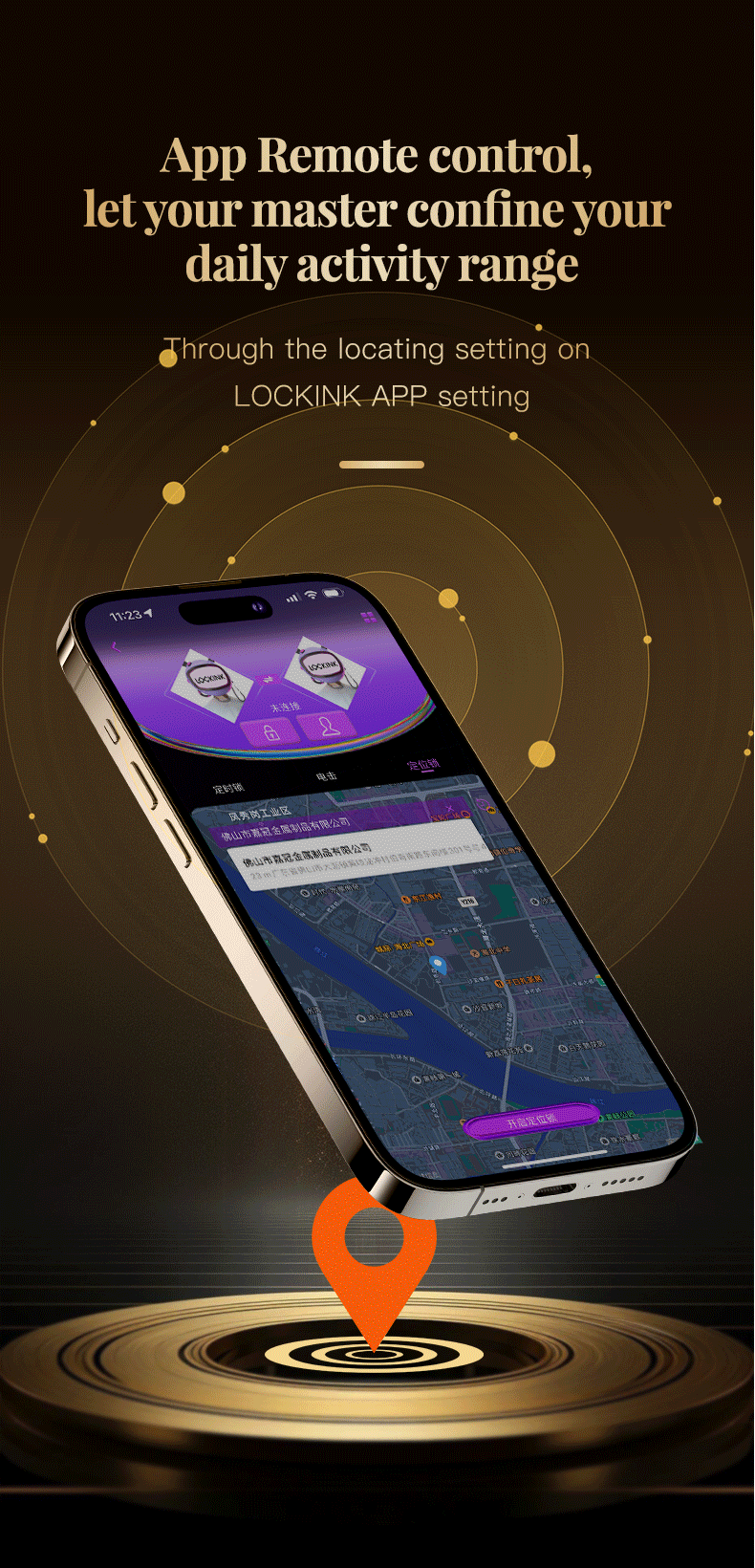 Bluetooth Chastity Device with Electric Pulse & Remote App Control